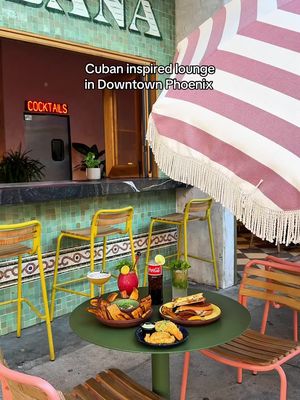 Cuban inspired lounge in downtown Phoenix located at cityscape. 📍 Coabana #arizona #downtownphoenix 