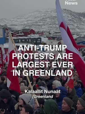 Thousands gathered in Nuuk for what organizers call the largest protest in Greenland’s history. Chants echoed through the city: Greenland belongs to Greenlanders.