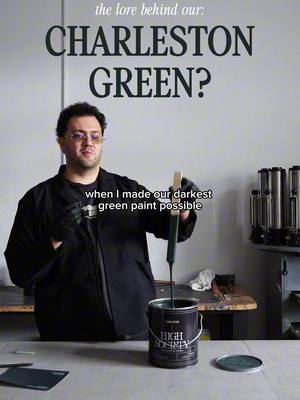 Our darkest green paint color