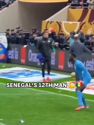 Did you see what happened behind Édouard Mendy’s goal? 🤯 #AFCONFinal 