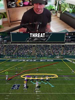 Inside the Mind of an NFL QB... In Madden 🧠🤓 #nfl #football #madden #quarterback #live