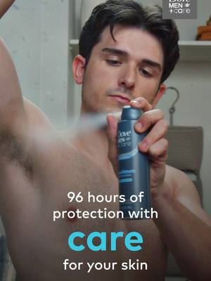 Still trying sweat hacks? There’s a better solution.  Introducing new Dove Men+Care Maximum Protection 🕙💦  96-hour sweat and odor protection - our strongest antiperspirant yet.  Protection that actually works - no gimmicks, just results.