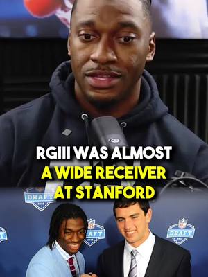 The wildest story about RG3’s career before the NFL….  He was almost a WR at Stanford 😳 #CollegeFootball #cfb 