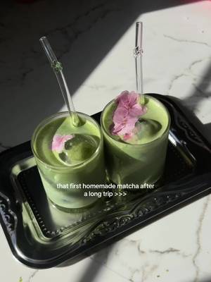 matcha latte with whole milk, vanilla bean paste, agave, & a very tiny pinch of salt #matcha #matchatok #matcharecipe  home cafe, matcha at home