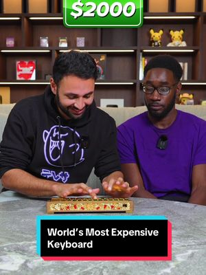 World’s most expensive keyboard 🤯 #keyboard 