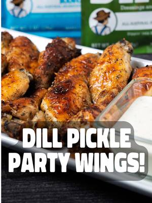 Save that pickle juice next time and make this Dill Pickle Party Wings! 🥒 🍗 Ingredients for Wings: - 1 packet Dan-O’s Dill Dip - 3–4 lbs chicken wings, cut into flats + drumettes - Leftover dill pickle juice Ingredients for Easy Ranch Dip: - 1 packet Dan-O’s Ranch Dip - ¾ cup buttermilk - ¾ cup mayonnaise Preparation Instructions: 1. Marinate the Wings: Place the wings in a container or large bowl. Pour in enough leftover dill pickle juice to fully coat the wings. Cover and refrigerate overnight (at least 12 hours). 2. Remove + Prep for Flavor: Remove the wings from the pickle juice and place them in a bowl. Sprinkle the Dan-O’s Dill Dip packet evenly over the wings and toss until coated. 3. Bake: Preheat the oven to 350°F. Place wings on a baking pan and bake for 1 hour and 30 minutes. 4. Make the Dip: In a bowl, mix together the buttermilk, mayo, and Dan-O’s Ranch Dip. Stir until smooth and creamy. 5. Check Doneness + Serve: Check the wings with a thermometer; they should reach 200°F internal temp. Transfer to a plate and serve with the ranch dip. Yum Yum Get Ya Sum!