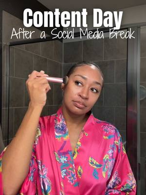 Nobody really talks about how hard it is to come back after a social media break. You get comfortable being to yourself. Being incognito. Not explaining. Not performing. It's quiet. It's peaceful. #socialmediabreak #socialmediafast #consistentcy 