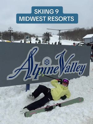 Officially checked off resorts 14-22 in the Midwest where epic begins :) @epicpass 🎿🩵 #teamepic #ad #skiing #skitok #midwestskiing 