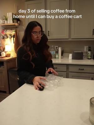 Day 3 of selling coffee from home to buy a coffee cart  My coffee biz is on IG as thesaltandlightcoffee  #SmallBusiness #coffeecart #coffeeshop 