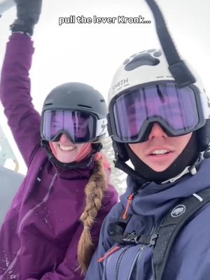 good thing it’s a powder day…