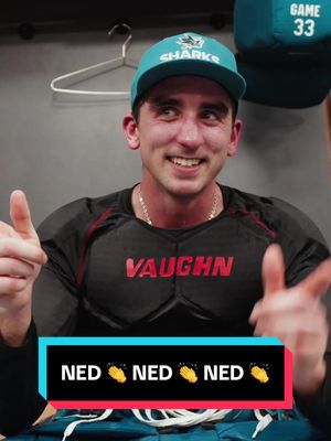 🗣️ THAT’S OUR GOALIE  #NHL #sharks #hockey 