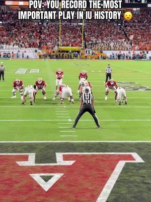 FERNADO MENDOZA A INDIANA LEGEND FOR LIFE 🏆 (🎥:g_cloud_/ig) #CollegeFootball #indiana 