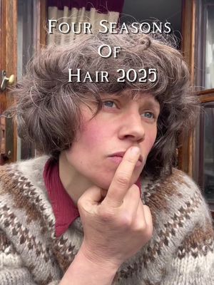 2025 madness was pretty consistent. May 2026 be even merrier and hairier!  #hair #diyhair #haircut #hairstyle #recap #2025 #boatlife #narrowboatlife
