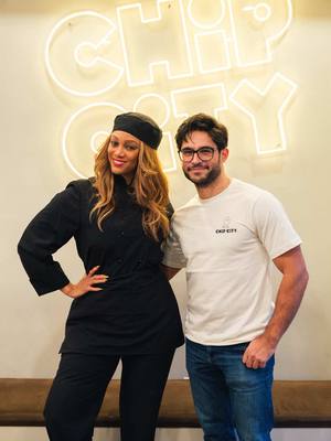 HOT ICE CREAM is coming to Chip City. Yes. THAT Hot Ice Cream. We teamed up with @SMiZE & DREAM to turn one Chip City cookie into warm, creamy Hot Ice Cream. @tyrabanks , creator of Hot Ice Cream, stopped by to taste our cookies and decide which one would become the world’s first Chip City Hot Ice Cream flavor. One cookie won. We’re not saying which. Launching Jan 20–25 Bleecker Street only Can you guess the flavor?👇 #HotIceCream #SMiZEandDREAM #ChipCity #BleeckerStreet