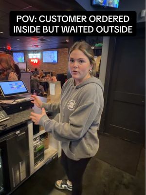 If you order inside, we will call out your name inside 🗣️🗣️🗣️