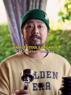 if your machine came with a plastic tamper/scoop combo…yeah it’s time to upgrade 😅  Day 5 of helping you be a better home barista! #barista #coffee 