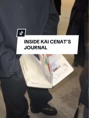 The journal came to the 424 show 🙂‍↕️ @Kai Cenat is using his journal to document the process of creating his new brand, Vivet. #KaiCenat #TikTokFashion #Streetwear #ParisFashionWeek #424 