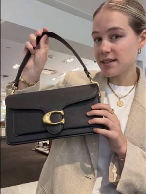 The Tabby Bag needs to be your first luxury bag and here’s why!  ✨ 👜 The Tabby Bag goes with any outfit and any occasion:  You can dress it up or down, and it features a detachable handle with an 8.5" drop and a detachable strap with a 21.50" drop for shoulder or crossbody wear. 👜 The Tabby Bag is built to last: Made with polished pebble leather and a soft fabric lining and built with expert attention to detail, the craftsmanship is a sign of a true luxury item. 👜 The Tabby Bag is the ultimate little black bag: Perfect for a day exploring a new city or a night out with friends, the Tabby has enough space to fit all your essentials. Featuring an outside slip pocket, inside zip and multifunction pockets on the interior, you can carry your wallet, phone, keys and a few essentials needed for all day wear. 👜 The Tabby Bag is worth it: It’s a great investment you’ll wear year-round, making it a bag that’s sure to turn heads in any room, during all seasons. 👜 The Tabby is timeless: it’s super stylish, featuring a beautiful signature “C” snap closure and finished with Coach’s signature hardware for an iconic touch. #CoachNY #CoachPartner Ft. Ava Laurie #TheTabbyBag #CoachBags #FirstLuxuryBagPurchase               