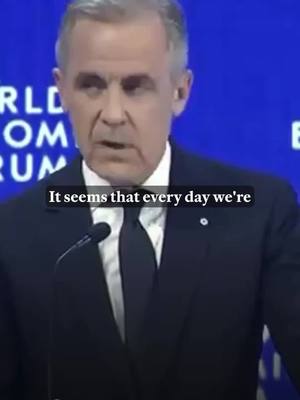 The prime minister had some choice words about the U.S. in his Davos speech. 🇨🇦
