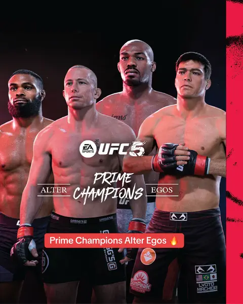 Prime form. Championship DNA 🧬 Woodley, Machida, St-Pierre, and Jones 😤 Now live in #UFC5 