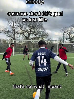 ousmane ballon d’or with a puskas worthy goal for psg vs losc lille #football #Soccer #footballskit #footballtiktok #11able 