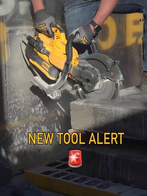 We're starting out strong at World of Concrete with the new DEWALT POWERSHIFT™ 12 in. Cutoff Saw. #DEWALTWOC2026 #DEWALTTough #DEWALT #WOC2026