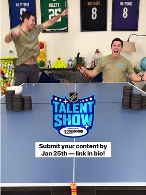 Show off your talents in the 2026 #NHLTalentShow presented by BODYARMOR! #NHLPartner Submit your photos or videos through the link in our bio by Jan 25th! @NHL 