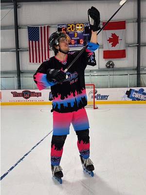 When your song comes on at the rink🎵 #hockey #liluzivert #fyp
