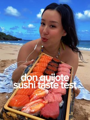 don quijote sushi taste test #hawaii #donquijote #sushi #hawaiitiktok 