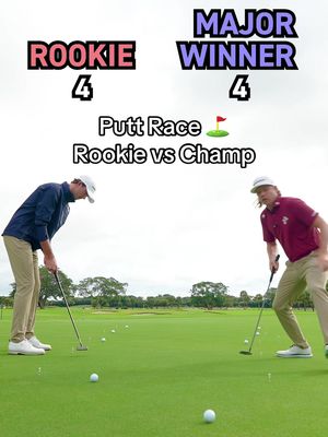 Comes down to the last putt 😤 Elvis Smylie vs Cameron Smith #golf #livgolf #golfchallenge 