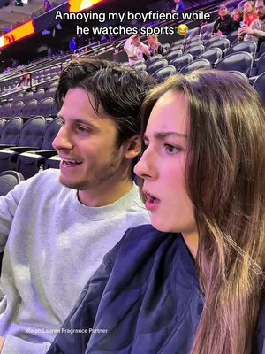 When your boyfriend wants to watch the game in peace... 😭🏀 @Ralph Lauren Fragrances #RLFragrancesPartner #Polo67 #Giftedby76ers 