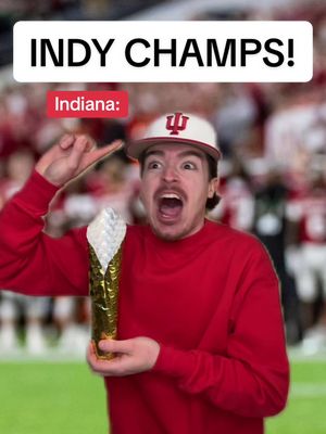 Indiana finished their National Champs quest🏆🏈 #CollegeFootball #cfb #indiana #miami 