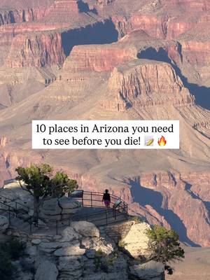🤯 Send this to someone planning their next Arizona roadtrip 📝 10 Arizona places you need on your bucket list 📍Saguaro National Park Giant cactus forests, desert sunsets, and the most classic Arizona scenery 🌵 📍Chiricahua National Monument Crazy rock spires, quiet trails, and views that feel like another world 📍Grand Canyon National Park Massive viewpoints, unreal sunrises, and that once in a lifetime scale 📍White Pocket Swirly sandstone formations, wide open silence, and a hidden gem type of spot 📍Monument Valley Iconic red buttes, scenic drives, and the ultimate Southwest backdrop 📍Horseshoe Bend Short walk, huge payoff, and one of the best views in the state 📍Antelope Canyon Glowing canyon walls, stunning light, and the most famous slot canyon experience 📍Page The perfect home base for Lake Powell, Antelope Canyon, and nearby viewpoints 📍Winslow Route 66 nostalgia, a quick fun stop, and the famous corner everyone recognizes 📍Oatman Old western town vibes, wild burros, and a classic Route 66 detour Save this list and follow for more bucket list trips 🌵🏜️✨ #arizona #arizonaroadtrip #bucketlisttravel #bucketlist #roadtrip