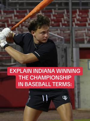 Explain Indiana winning the championship in baseball terms for the casuals 😂🏆 #baseball #indiana #bl101 #CollegeFootball 