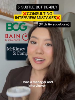 For all of you thinking about or already preparing for consulting interviews :) super important & implementing the advice in this video can significantly help you!! #consulting #caseinterview #mbbconsulting #big4 #managementconsulting 