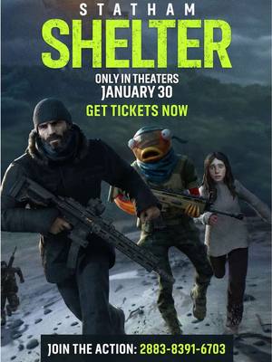become the #shelter. survive the storm. play the official 'shelter' fortnite experience now! island code: 2883-8391-6703 see jason statham in shelter. only in theaters january 30. get tickets now!