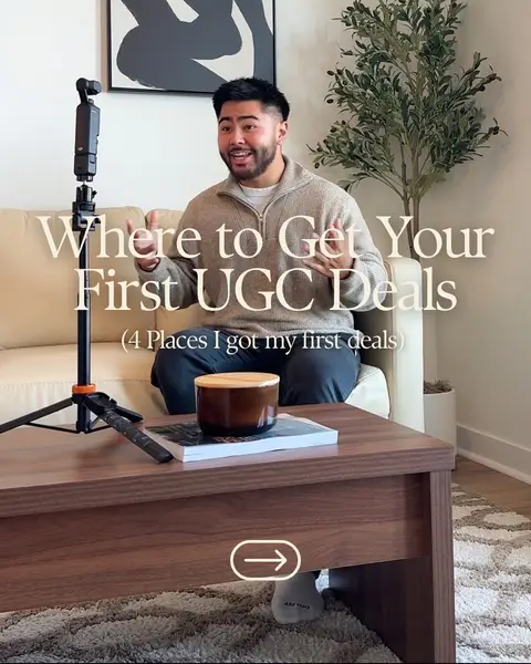 Where to get your first UGC deals as a brand new UGC creator. I was able to land my first paid UGC deals in less than a month after finding out about UGC because I was active on platforms and spent the time to optimize all my profiles.  ✅Billo ✅Kovalee Kreators ✅Reddit ✅Fiverr If you’re a beginner UGC creator, I highly recommend trying these out! #ugc #ugccreator #ugcdeals #ugctips #ugccommunity 