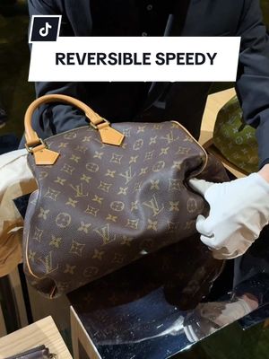 Part of Pharrell’s FW26 Louis Vuitton collection ‼️ Reversible speedy bags have been introduced #LouisVuitton #Speedybag #Pharrell #Lvspeedy #Pfw  🎵 Audio credit: LV Sandals - EsDeeKid 