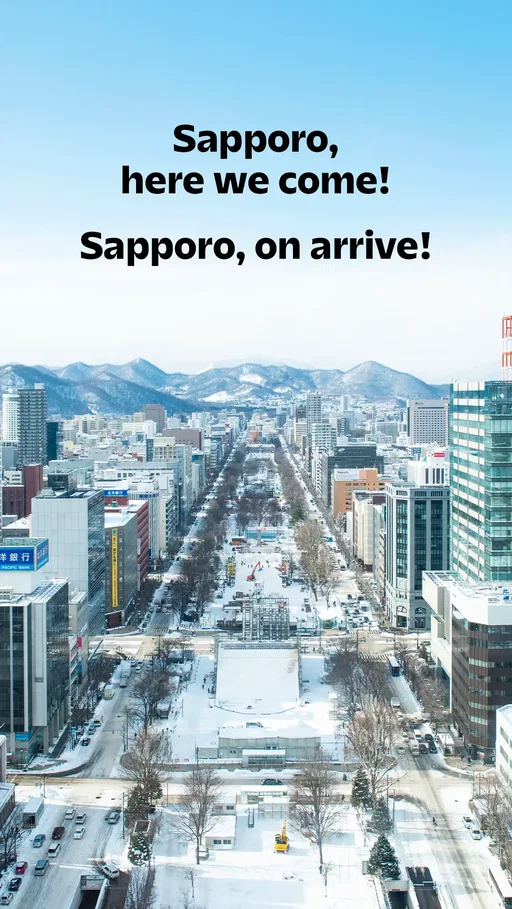 New destination alert... Sapporo! Legendary snow, vibrant winter festivals, and unforgettable food await in a city full of culture and charm. We’re taking off December 2026. . . Nouvelle destination... Sapporo! Neige légendaire, festivals d’hiver animés et cuisine inoubliable vous attendent dans une ville pleine de charme et de culture. Nos vols débutent en décembre 2026.