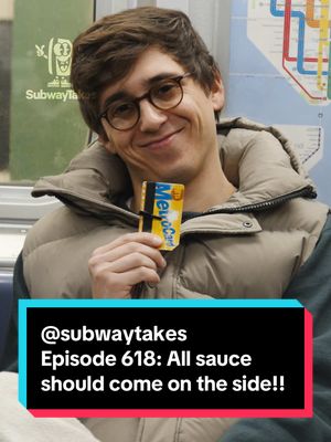 All sauce should come on the side!! @Marcello Hernandez   #podcast #hottakes #subwaytakes #interview #nyc