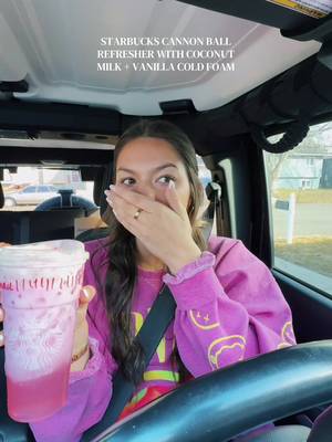 YOU HAVE TO BE JOKING!!! This drink is AMAZINGGGGGG🩷⭐️✨🌸🍓 @Starbucks #lifestyleinfluencer #starbucksdrinkorder #starbucksvlog #starbucksrefreshers 