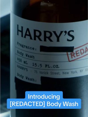 Introducing [REDACTED] Body Wash. It's sudsy and luxurious, with a *very* familiar woody santal scent (just like ██ ████ ██████ ██, but for a fraction of the price). We’re only doing a limited run, so grab one before it’s gone.  #harrysbodywash #redacted #limitedtime #limitededition #menspersonalcare 