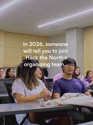 A team, a community, and an experience you won’t forget. 💜 The Hack the North team is a community like no other. Now’s your chance to be part of it! 🚀 Apply through the link in bio! Applications close January 27, 2026 at 11:59 PM EDT. 🌟 #hackthenorth #hackathon #leadership #community