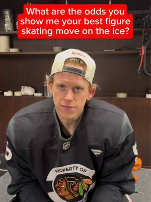 welcome to what are the odds, presented by @FanDuel!🤔 #whataretheodds #connormurphy #figureskating #NHL #blackhawks 