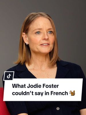 Some French words were a little too difficult for Jodie Foster to say 🐿️ Foster shared some of the words she struggled with in Rebecca Zlotowski’s A PRIVATE LIFE, at the film's #TIFF50 North American Premiere. The film returns to TIFF Lightbox on January 23. Grab tickets through the link in our bio. #jodiefoster #aprivatelife #french #speakingfrench  