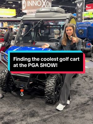 Finding the coolest golf cart at the PGA Show! #pgashow #golfcart #pga #pgashow2026  #pgashow26 
