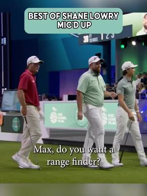 @Shane Lowry mic’d up never disappoints. 