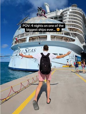 Four nights. Endless things to do. Wonder of the Seas. 🤯 I recently sailed on Wonder of the Seas and my mind was simply blown away. From the MASSIVE scale of the ship to the endless things to do onboard, it genuinely felt like a floating city at sea. Four nights went by way too fast — and it still doesn’t feel real that something like this can exist on the ocean. 🤩 #cruiseship #cruising #ship_facts #royalcaribbean #fyp 