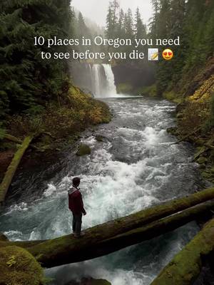 🤯 Send this to someone planning their next Oregon roadtrip 📝 10 Oregon places you need on your bucket list 📍Trail of Ten Falls, Silver Falls State Park Waterfalls stacked back to back, mossy forest vibes, and the most satisfying loop hike 📍Cannon Beach Haystack Rock at sunset, moody waves, and that classic Oregon Coast feel 📍Samuel H Boardman Scenic Corridor Secret beaches, dramatic sea stacks, and viewpoints that look unreal from above 📍Crater Lake National Park The bluest water you have ever seen, cliff views, and the kind of scenery that does not feel real 📍Astoria Iconic river views, old town charm, and the best “start of the coast roadtrip” energy 📍Mount Bachelor Big mountain views, summer hiking or winter ski days, and Bend right next door for the perfect base 📍Cape Kiwanda Giant sand dune cliffs, haystack rocks, and golden hour that goes crazy here 📍Pacific City Surf town vibes, dunes to the beach, and the Cape Kiwanda views in every direction 📍Newberry Volcanic Monument Lava fields, obsidian, and a cave you can walk into like a real adventure movie 📍Smith Rock State Park Red rock canyons, insane viewpoints, and hikes that feel like you teleported out of Oregon Save this list and follow for more bucket list trips 🌲🌊✨ #oregon #oregonroadtrip #oregoncoast #craterlake #traveloregon