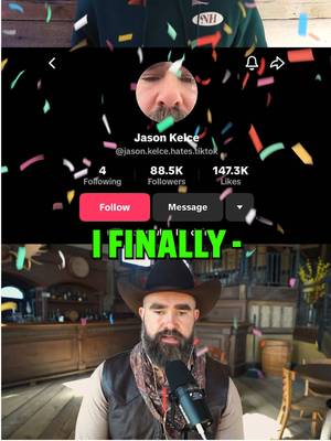Look out world, @Jason Kelce has joined TikTok